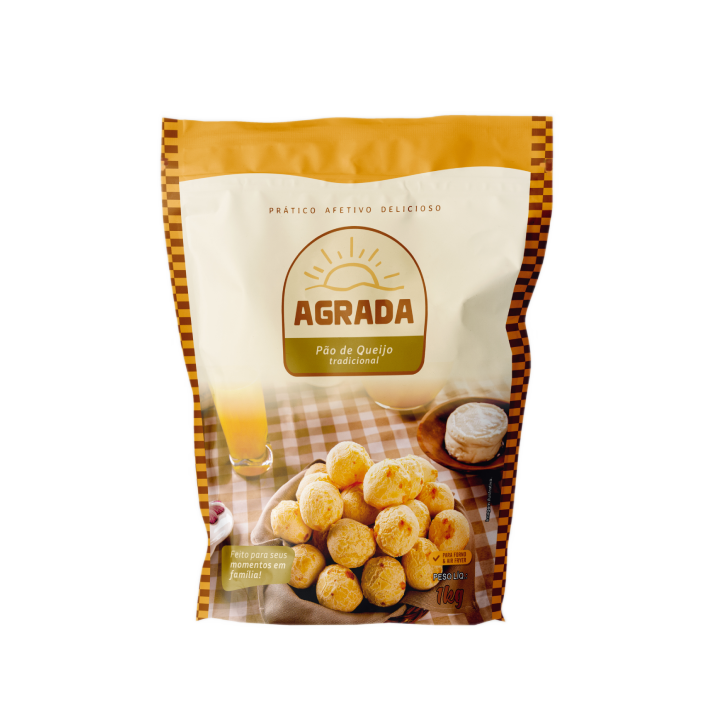 Pão de Queijo Tradicional Cong 1kg - Agrada
